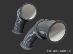 陶瓷貼片耐磨彎頭